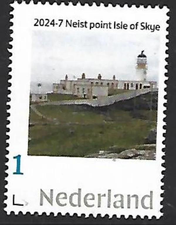 Netherlands 2024-7 Lighthouse: Neist Point Isle of Skye Scotland unmounted MNH
