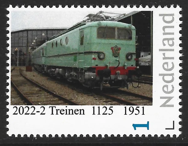 Nederland 2022-2 Treinen 1125 1951 train postfris/mnh