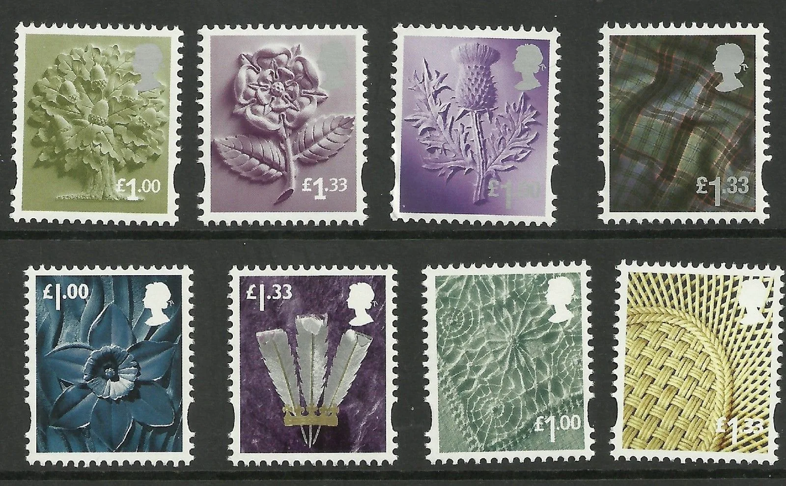 Gr. Bretagne 2015 Affranchissement régionaux neuf/mnh