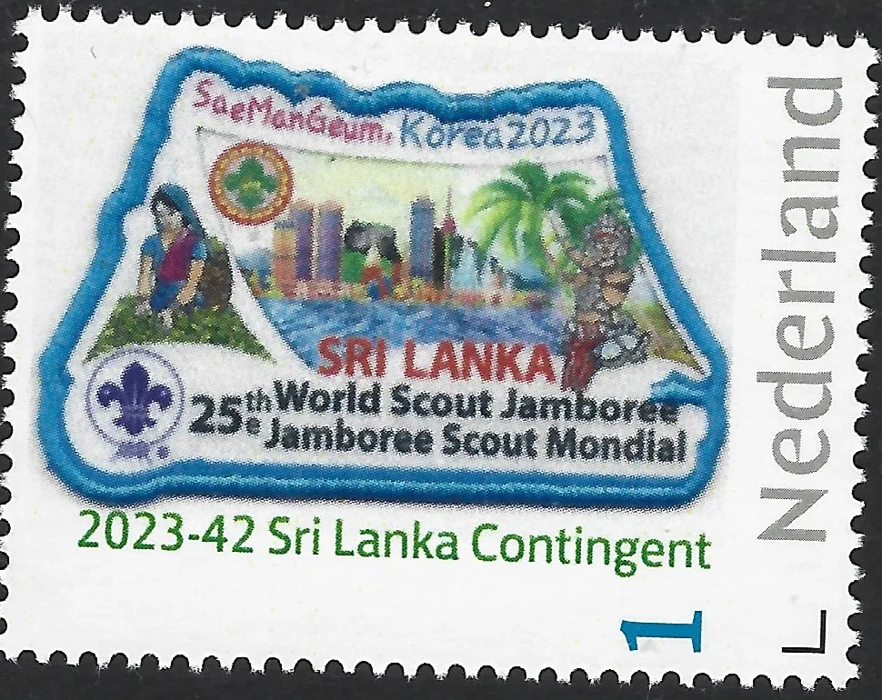 Pays-Bas 2023-42 Jamboree du Scoutisme SeaManGeum contingent du Sri Lanka neuf/mnh