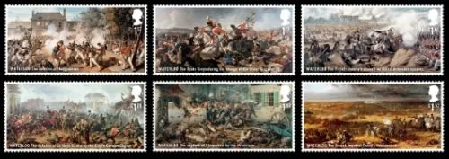 Gr. Britain 2015 Slag bij Waterloo battle of Waterloo postfris/mnh