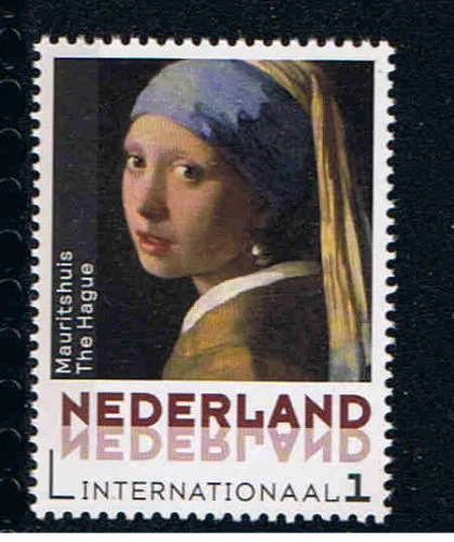 Nederland 3197 Vermeer meisje met oorbel girl with pearl earring 2014 postfris/mnh