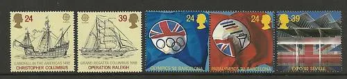 Gr.Britain 1992 United Europe MNH
