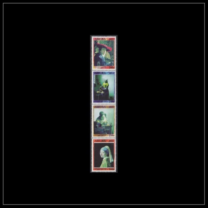 Aruba 564-567 Johannes Vermeer - paintings 2011 postfris/mnh