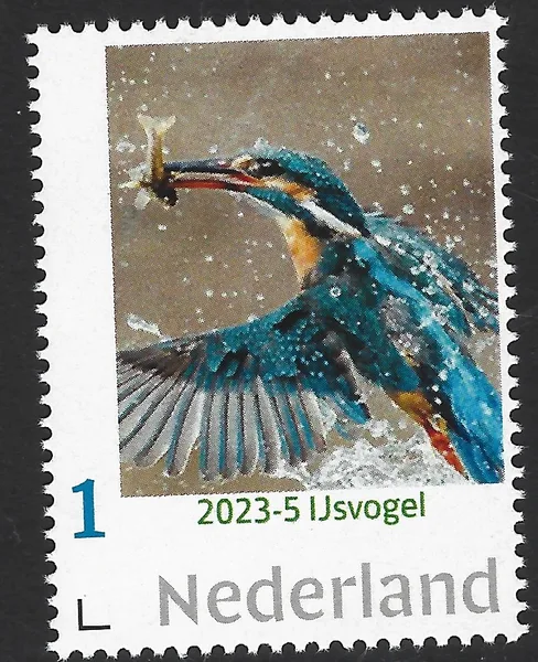Netherlands 2023-5 Birds: Kingfisher MNH