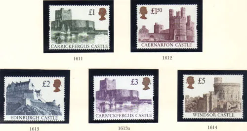 Großbritannien 1992 Freimarken Schlösser postfrisch/mnh