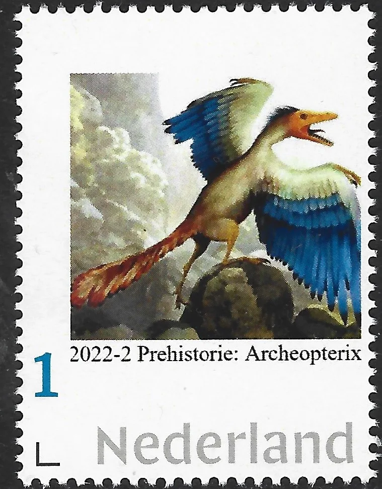 2022-2 Nederland Prehistorie - prehistoric: archeopterix postfris/mnh