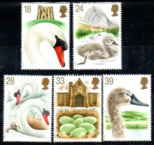 Gr.Britain 1993 Zwanen - Swans postfris/.mnh