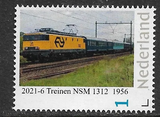 Netherlands 2021-6 Trains NSM 1312 1956 MNH