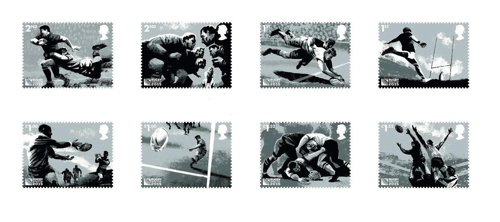 Gr. Britain 2015 WK Rugby postfrisch/mnh