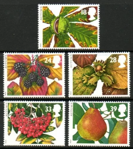 Gr.Britain 1993 Obst und Blätter postfris/mnh