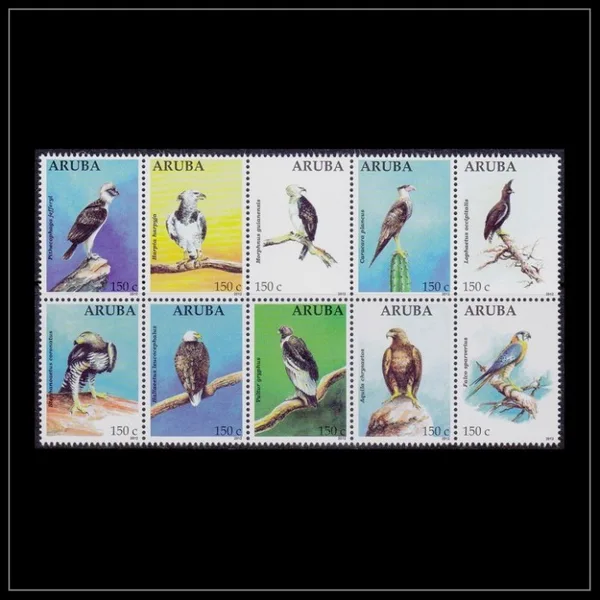 Aruba 584-593 Vogels - birds 2011 postfris/mnh