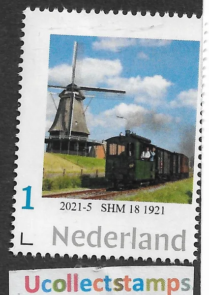Netherlands 2021-5 Trains SHM 18 1921 MNH