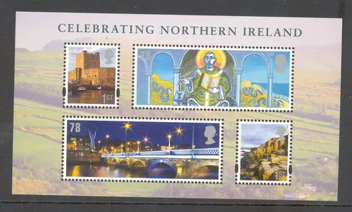Great Britain 2008 Celebrating Northern Ireland block MNH