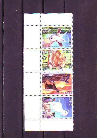 Aruba 594-597 Geiten - Goats postfris/mnh