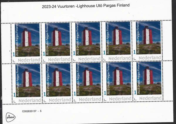 Nederland 2023-24 Utö Pargas Finland sheetlet postfris/mnh