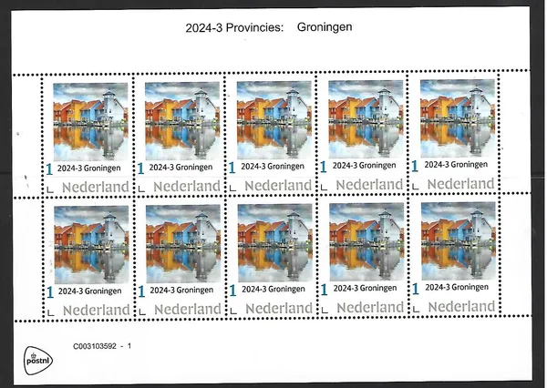 Netherlands 2024-3 Provinces: Groningen sheetlet MNH
