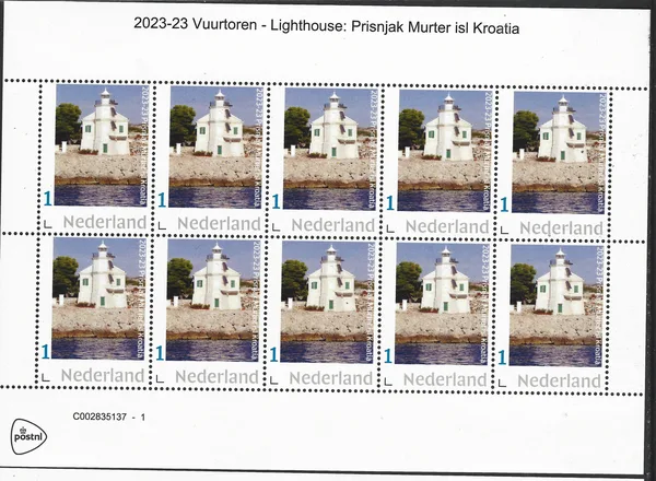 Nederland 2023-23 Prisnjak Murter isl. Kroatia sheetlet postfris/mnh