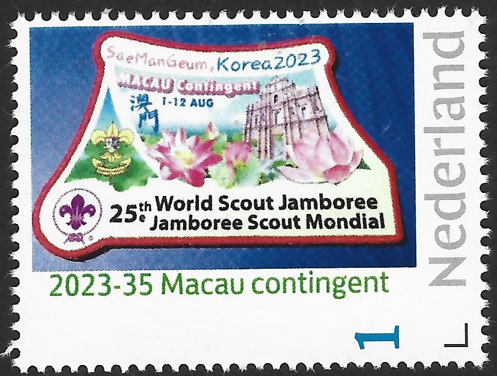 Niederlande 2023-35 Scouting Jamboree SeaManGeum Macau Delegation postfrisch/mnh