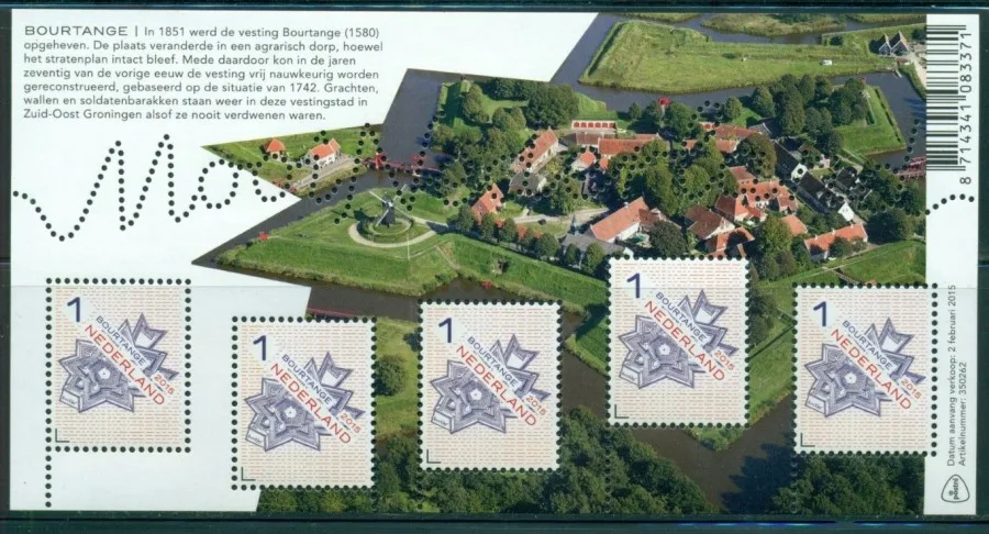 Netherlands 3269 Beautiful Netherlands Bourtange (66) 2015 MNH