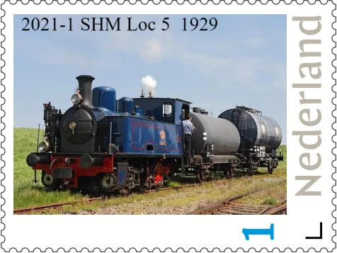 Nederland 2021-2 Treinen Trains SHM Loc 5 1922 postfris/mnh