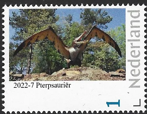 Niederlande 2022-7 Prähistorie - Pterpsaurier postfrisch/mnh