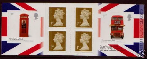 Gr.Britain 2009 British Design Doppeldecker Briefmarkenhefte selbstklebend postfrisch/ungebraucht