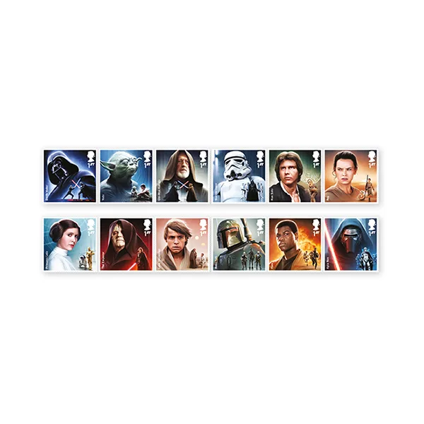 GROSSBRITANNIEN 2015 STAR WARS SERIE - SATZ POSTFRISCH