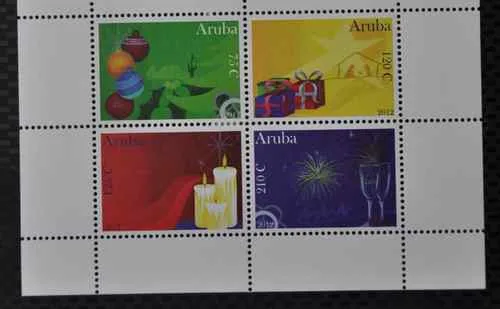 Aruba 631-634 Christmas and New Year 2012 MNH
