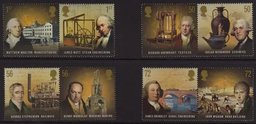 Great Britain 2009 Industrial Pioneers MNH