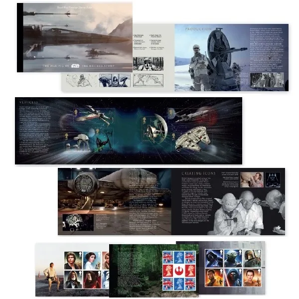 GRANDE-BRETAGNE 2015 STAR WARS MILLENIUM LIVRET DE PRESTIGE NEUF