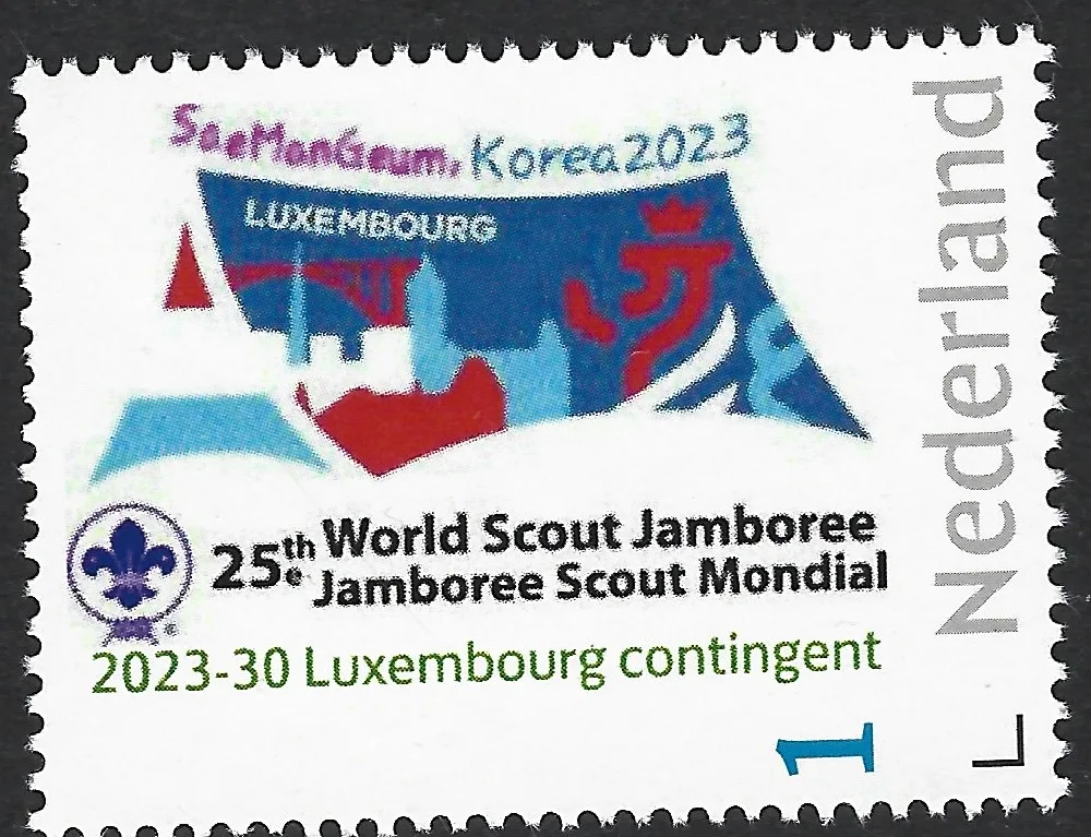 Pays-Bas 2023-30 Jamboree du Scoutisme SeaManGeum contingent du Luxembourg neuf/nnh