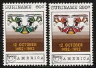 745-746 UPAE, aankomst Columbus in Amerika 1992 postfris