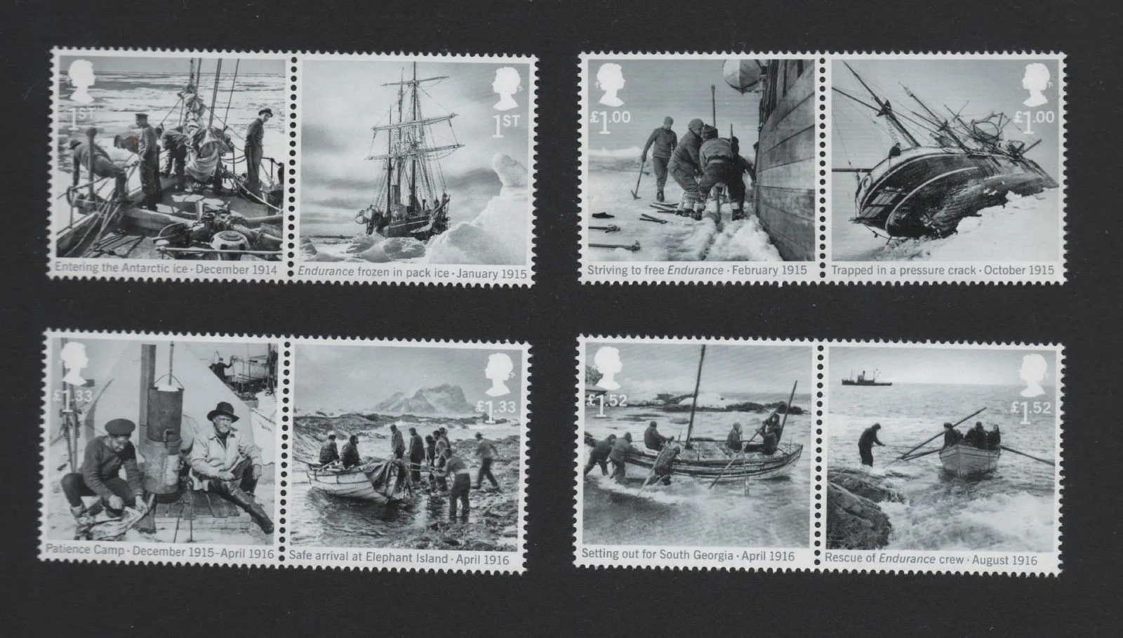 Gr. Britain 2016 Earnest Shackleton Antarctica neuf/mnh