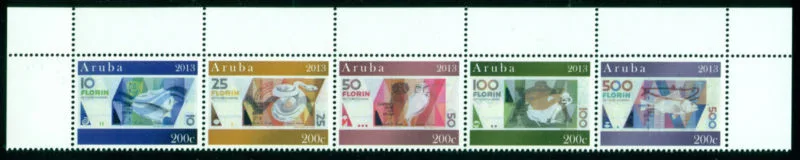Aruba 675-679 Papiergeld 2013 postfris/mnh