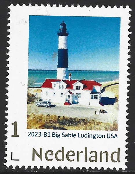 Netherlands 2023-B1 Lighthouse Big Sable Luddington USA MNH