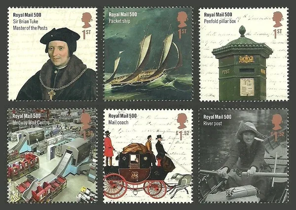 Gr. Britain 2016 500 years Royal Mail MNH