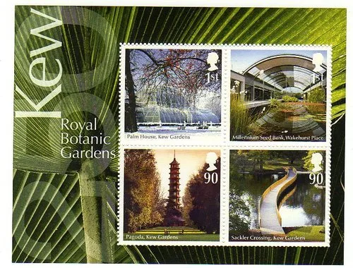 Gr.Britain 2009 Kew botanical blok-m/s postfris/mnh
