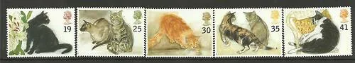 Gr.Britain 1995 Cats - Katten - Katzen MNH