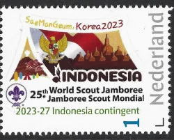Nederland 2023-27 Scouting Jamboree SeaManGeum indonesia ontingent postfris/mnh
