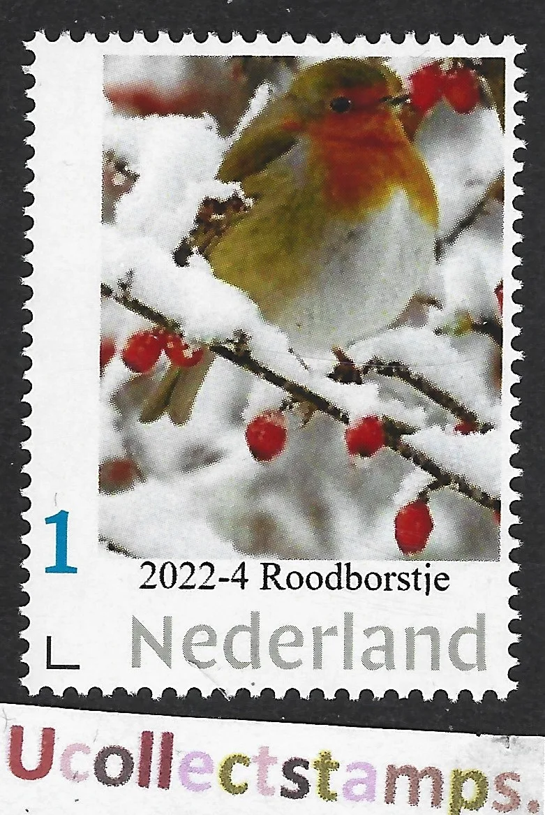 Pays-Bas 2022-4 Oiseaux Rouge-gorge postfris/mnh