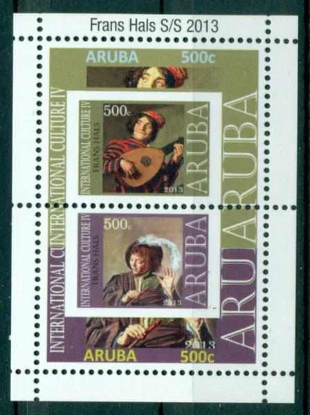 Aruba 685-686 Frans Hals 2013 blok-m/s postfris/mnh