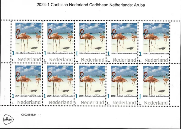 Nederland 2024-2 Caribisch Nederland: Curacao vel-sheetlet postfris/mnh