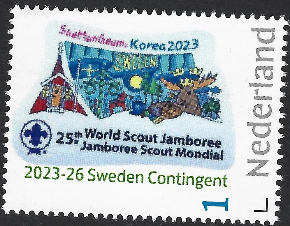 Pays-Bas 2023-26 Jamboree du Scoutisme SeaManGeum Suède contingent neuf/nmh