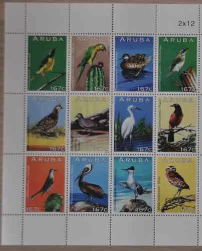 Aruba Vogels 2013 postfris/mnh