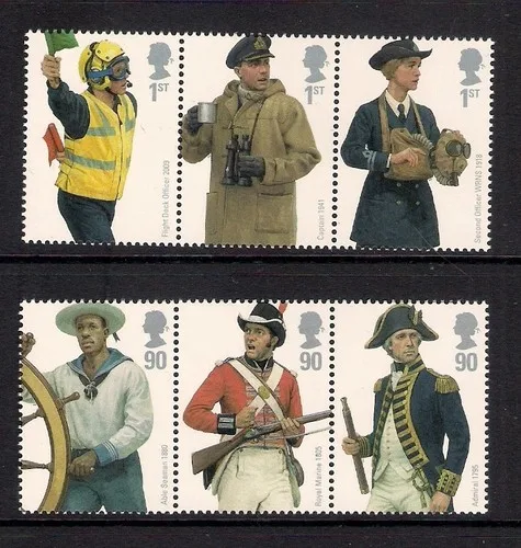 Großbritannien 2009 Uniformen postfrisch/mnh