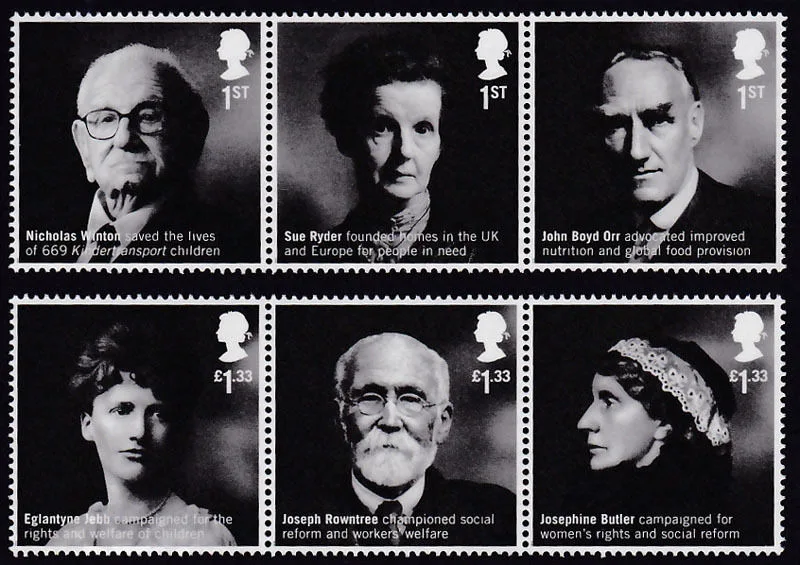 Gr. Britannien 2016 Great Humanitarians postfrisch/mnh