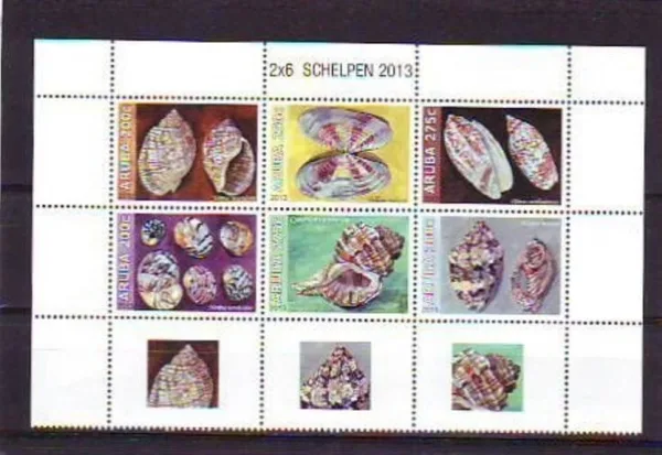 Aruba 2013 Schelpen shells postfris mnh