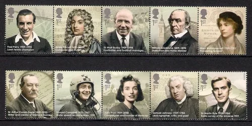 Großbritannien 2009 Berühmte Briten - eminent Britons postfrisch/mnh