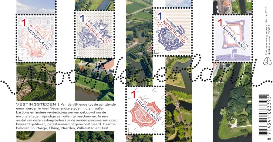 Nederland 3302 Mooi Nederland verzamelblok (14) blok/m/s 2015 postfris/mnh